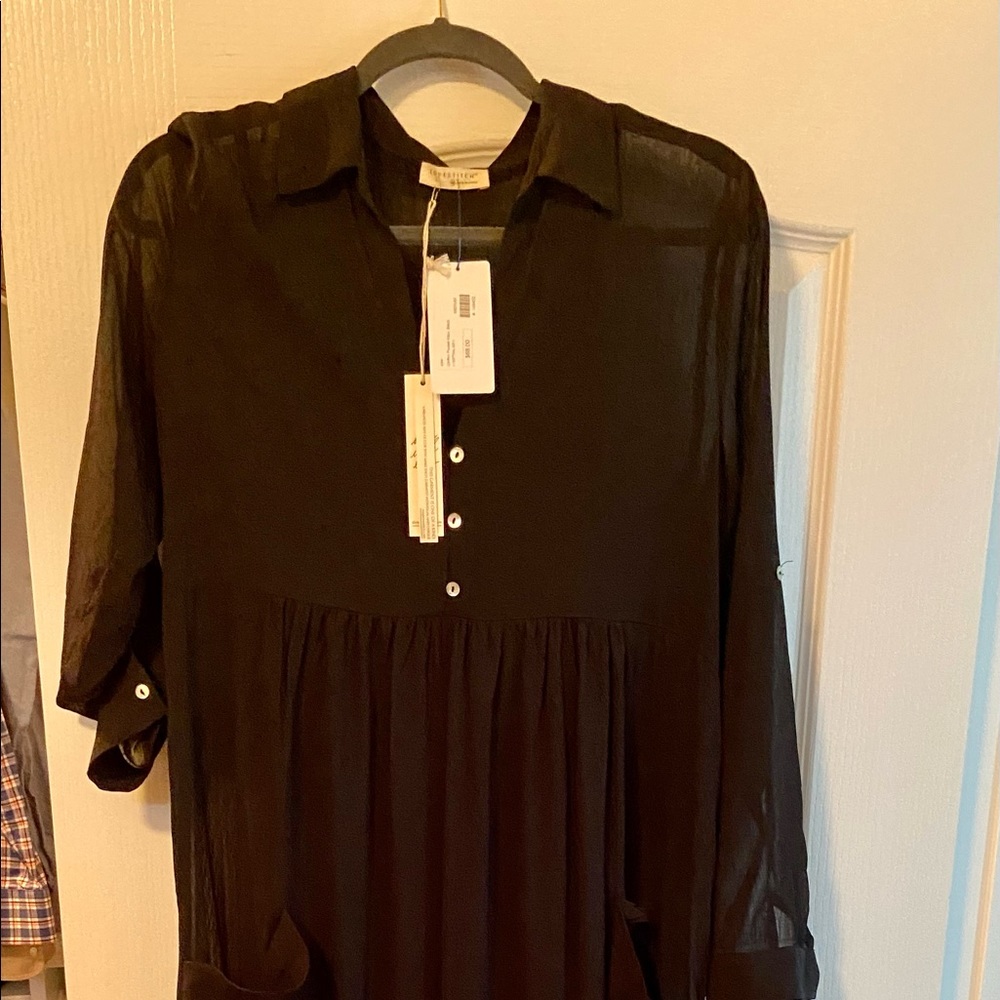 Lovestitch Sheer Black Dress